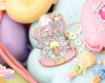 Enamel pin polly pocket style chic kawaii magic pastel kawaii cute pins