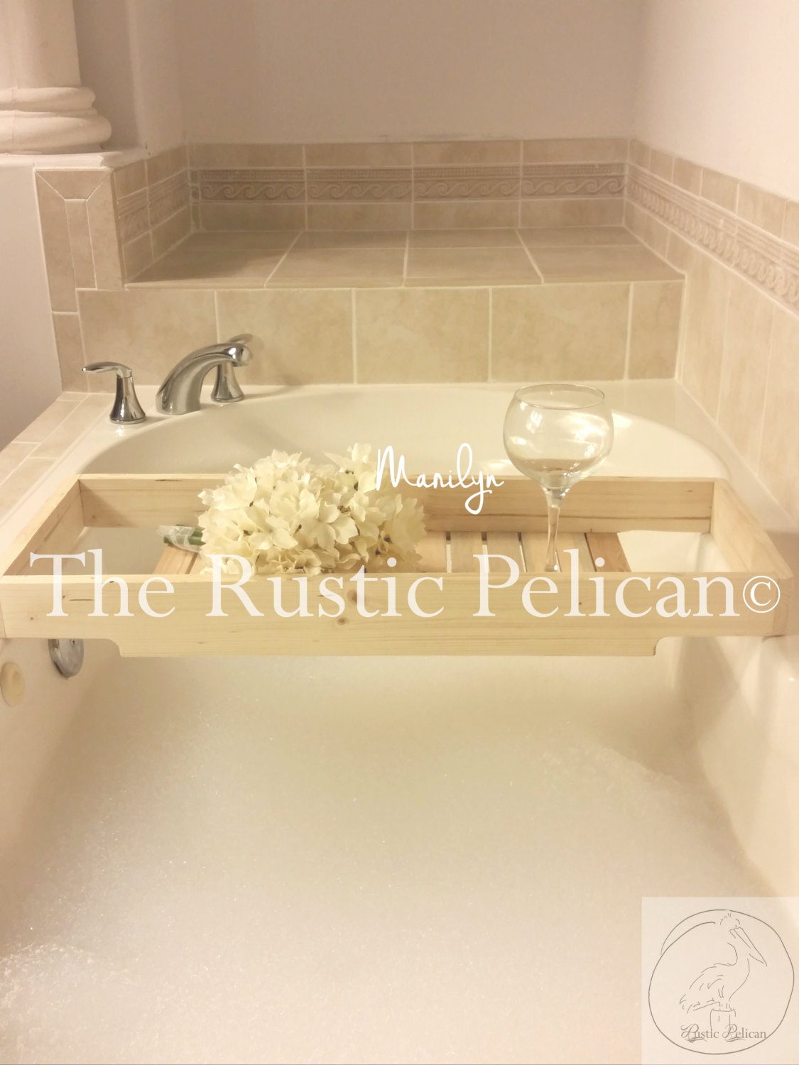 Rustic Bathtub Caddy Rustic Tub Tray Bathtub Caddy Rustic