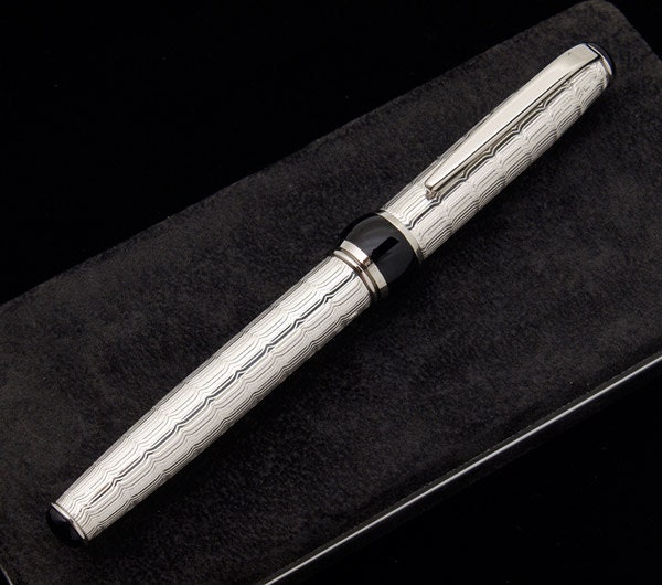 Handmade Fountain Pen Sterling Silver 925 Italian Pen by PensItaly