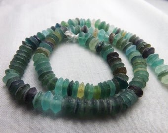 Rare Ancient Roman Glass Beads Roundelles 1000-1500 Yrs Old RG17