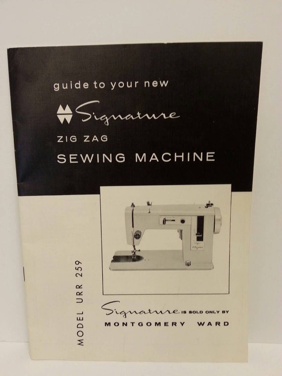 Free Shipping Montgomery Ward Signature Zig  Zag  Sewing