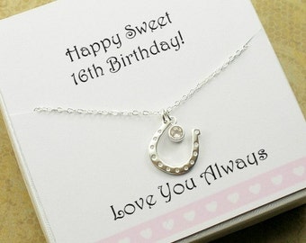 Sweet 16 Birthday Gift, 16th Birthday Gift, 16th Birthday, Birthday Gift for daughter, Horse lover, Western Jewelry, Birthday Gift Ideas