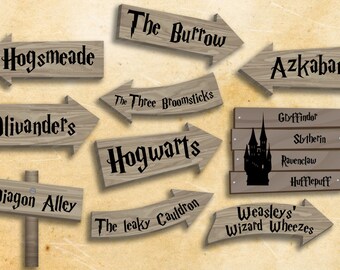 Harry Potter party printables Harry Potter party decorations Instant download party décor harry potter clipart harry potter clip art