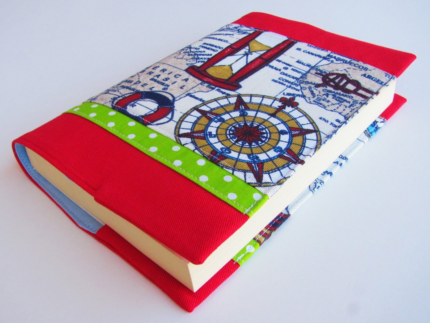 Fabric book cover Paperback book cover for mass market books