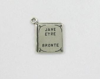 Sterling Silver "Jane Eyre" Book Charm