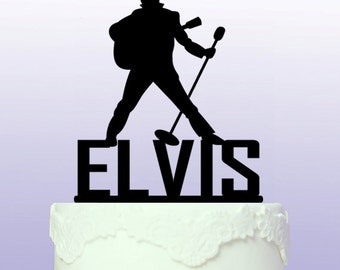 Personalised Elvis Cake Topper