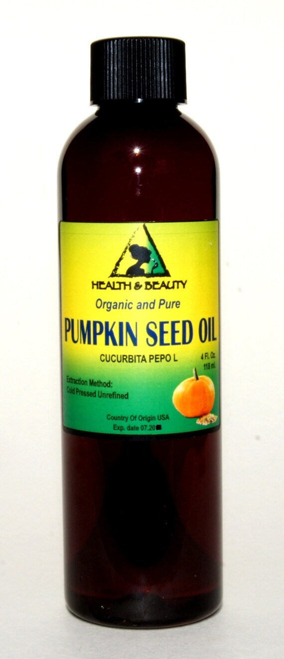 4 oz PUMPKIN SEED Oil UNREFINED Organic Carrier by HBOilsCenter
