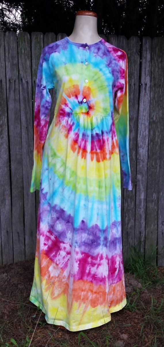 tie dye night gown