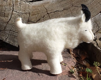 Mountain Goat, Felt Mountain Goat, OOAK