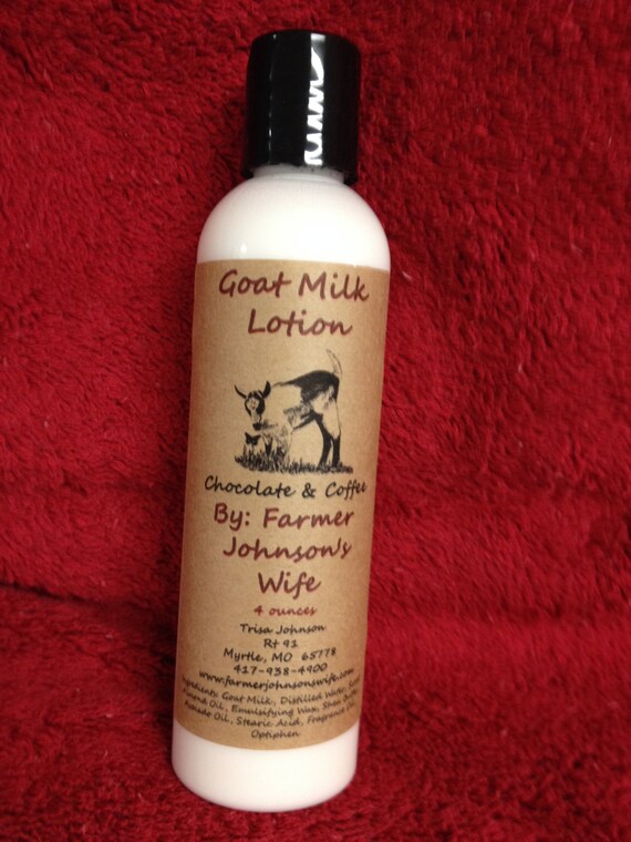 Goat Milk Lotion Chocolate and Coffee 4 oz