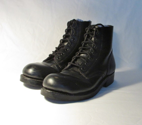 Vintage Combat Boots 4E Army Boots Military Marching/Parade