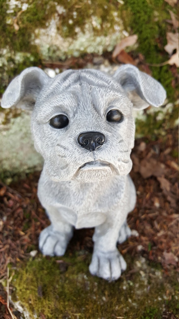 staffy dog garden ornaments