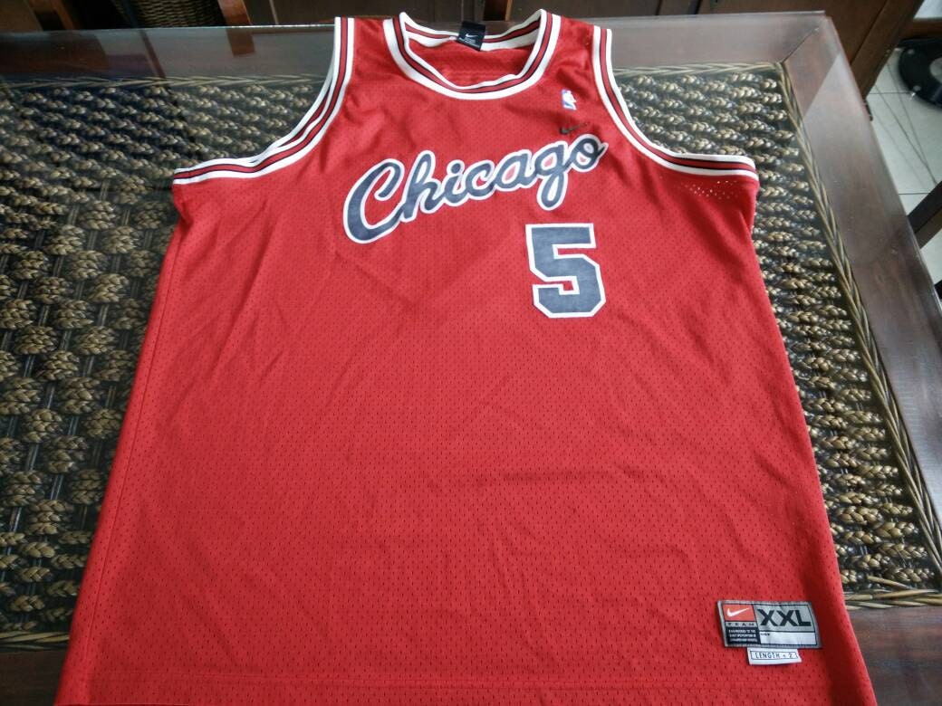 jalen rose chicago bulls jersey