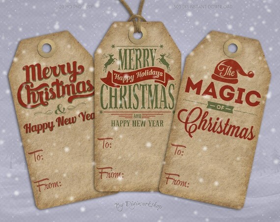 digital christmas gift tags x mas hang tags by digiworkshop digital christmas gift tags x mas hang tags by digiworkshop