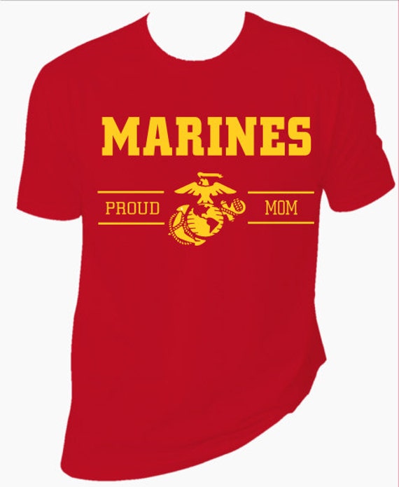 Personalized Marine Graduation Shirt by FULLOFPRIDE on Etsy