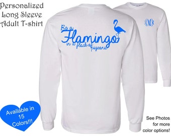 1 Long Sleeve Adult Personalized Tshirt, Monogrammed tshirt,personalized shirt,Christmas gift,Monogram gifts,custom tshirt,personalized gift