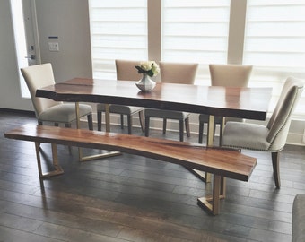 Custom Live Edge Dining Table
