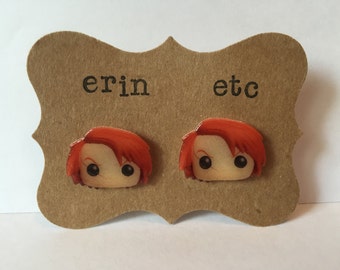 Handmade Plastic Fandom Earrings - Horror - Chucky