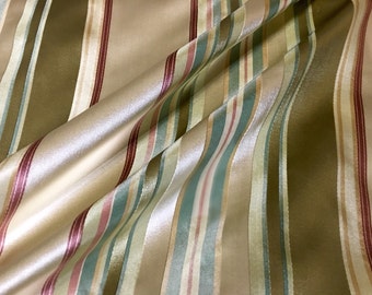 satin striped fabric – Etsy UK