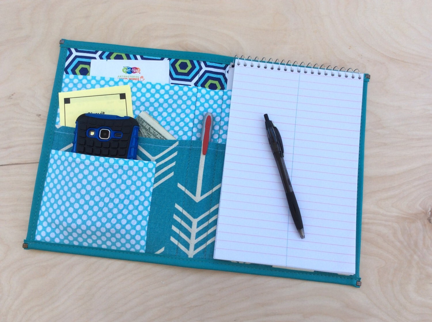 Steno Notebook Cover Padfolio To Do List by HollyHandstitched