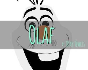 Frozen Olaf Silhouette SVG File For Die Cut Vinyl Machines and Crafts