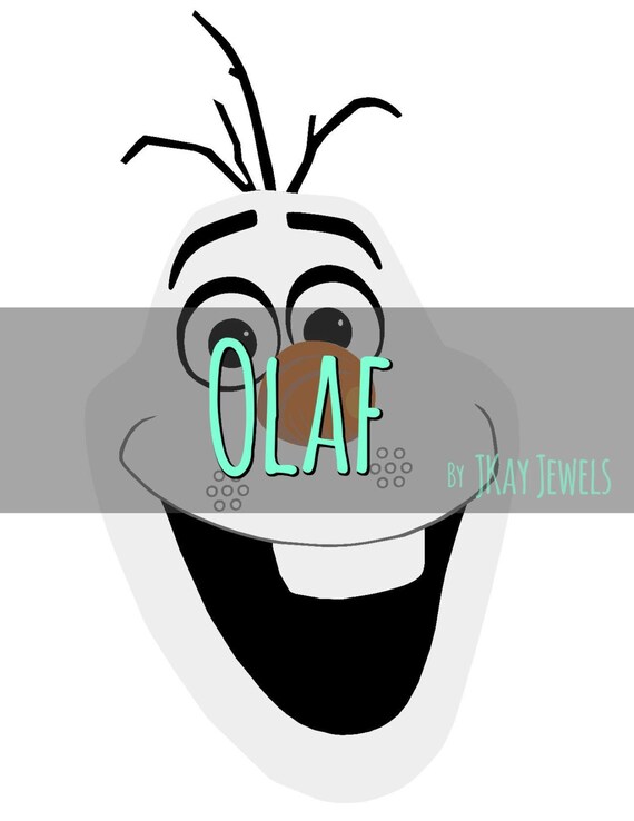 Download Frozen Olaf Silhouette SVG File For Die Cut Vinyl Machines and