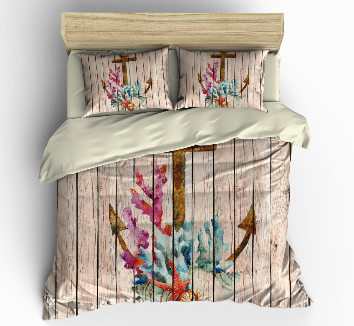 Beach Theme Bedding-Duvet Anchor Cover Comforter by ...