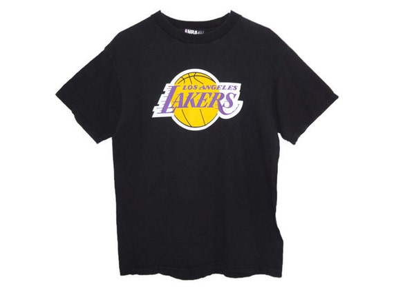 Vintage 90s LA Lakers NBA Tee Medium Los Angeles Lakers