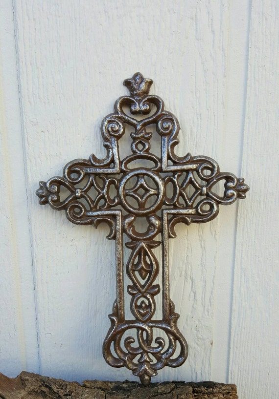 wall cross iron wall cross ornate cross unique cross iron