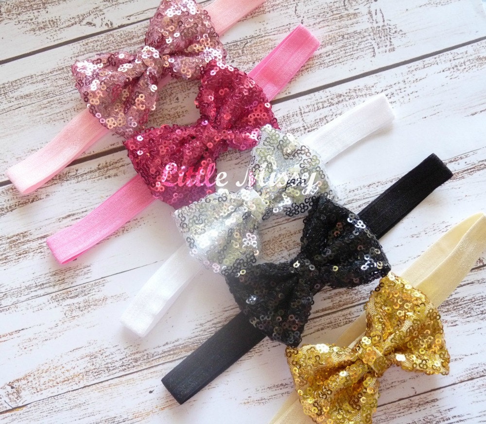 SPARKLY SEQUIN HEADBAND Baby Headband Newborn Headband