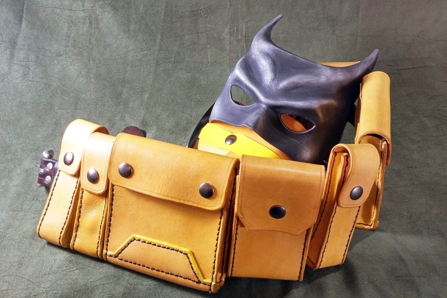 Batman Leather Utility Belt