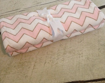 Baby Burp Cloths,Chevron Burp Cloths,Pink & Gold Burp Cloths,Pink Burp Cloths,Baby Gift,Burp Rags,Handmade Gold Metallic Burp Cloths