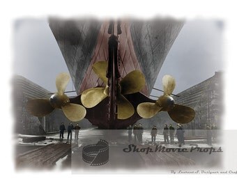 Titanic 1912 Picture of propeller color