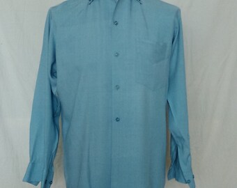 Vintage 'Manhattan Styled By Paul' Men's Button Down Shirt - Medium