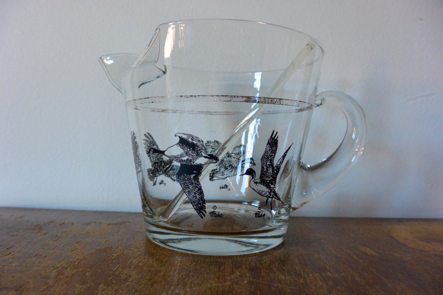 Martini Pitcher with Glass Stirrer