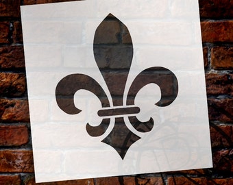 Versailles Fleur De Lis Art Stencil - SELECT SIZE - STCL923 - by StudioR12