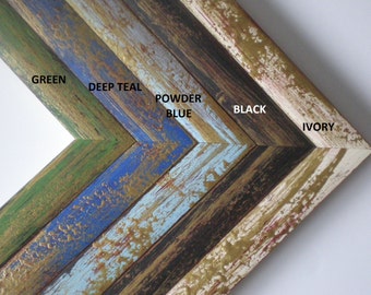 Black photo frame A4 frame black coloured black picture frame black wood frame 21x30cm rustic frame painted frame home decor RusticFrameShop