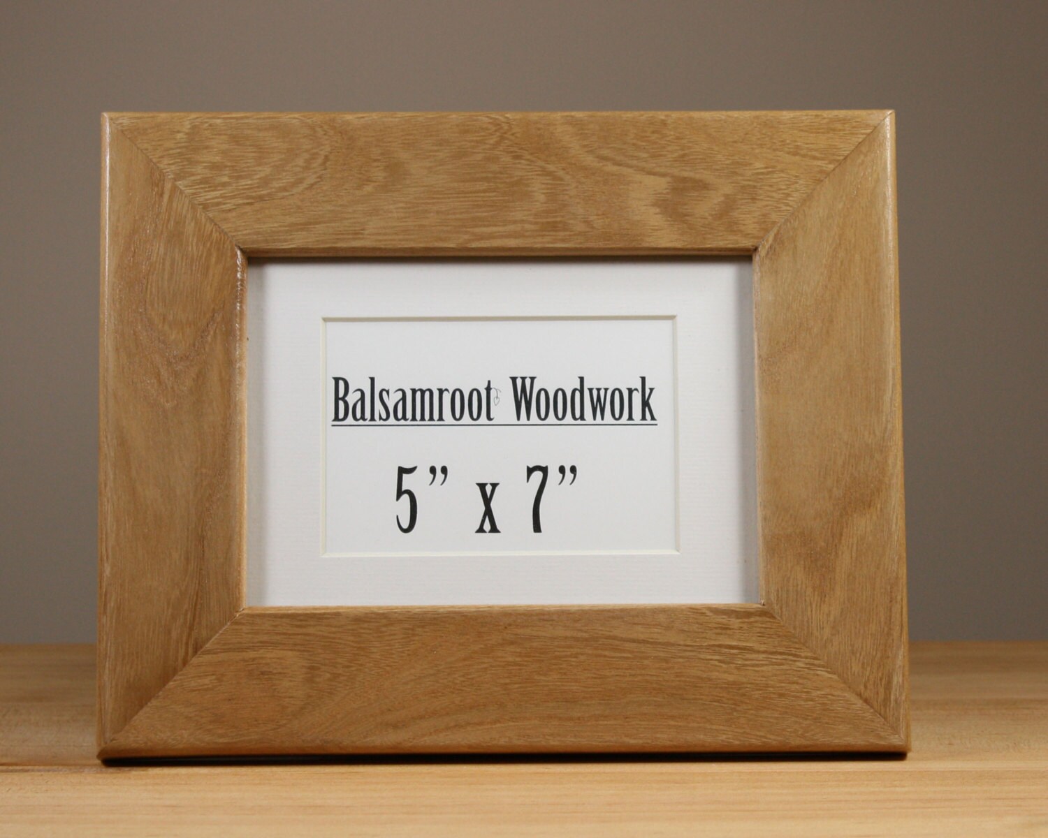 5x7 modern frame natural wood frame living by Balsamrootwoodwork