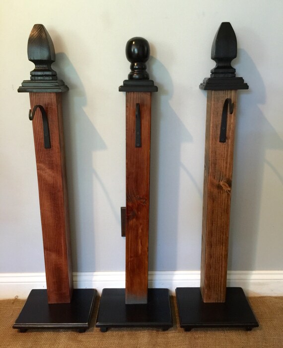 Candle latern porch post with hanger porch decor front