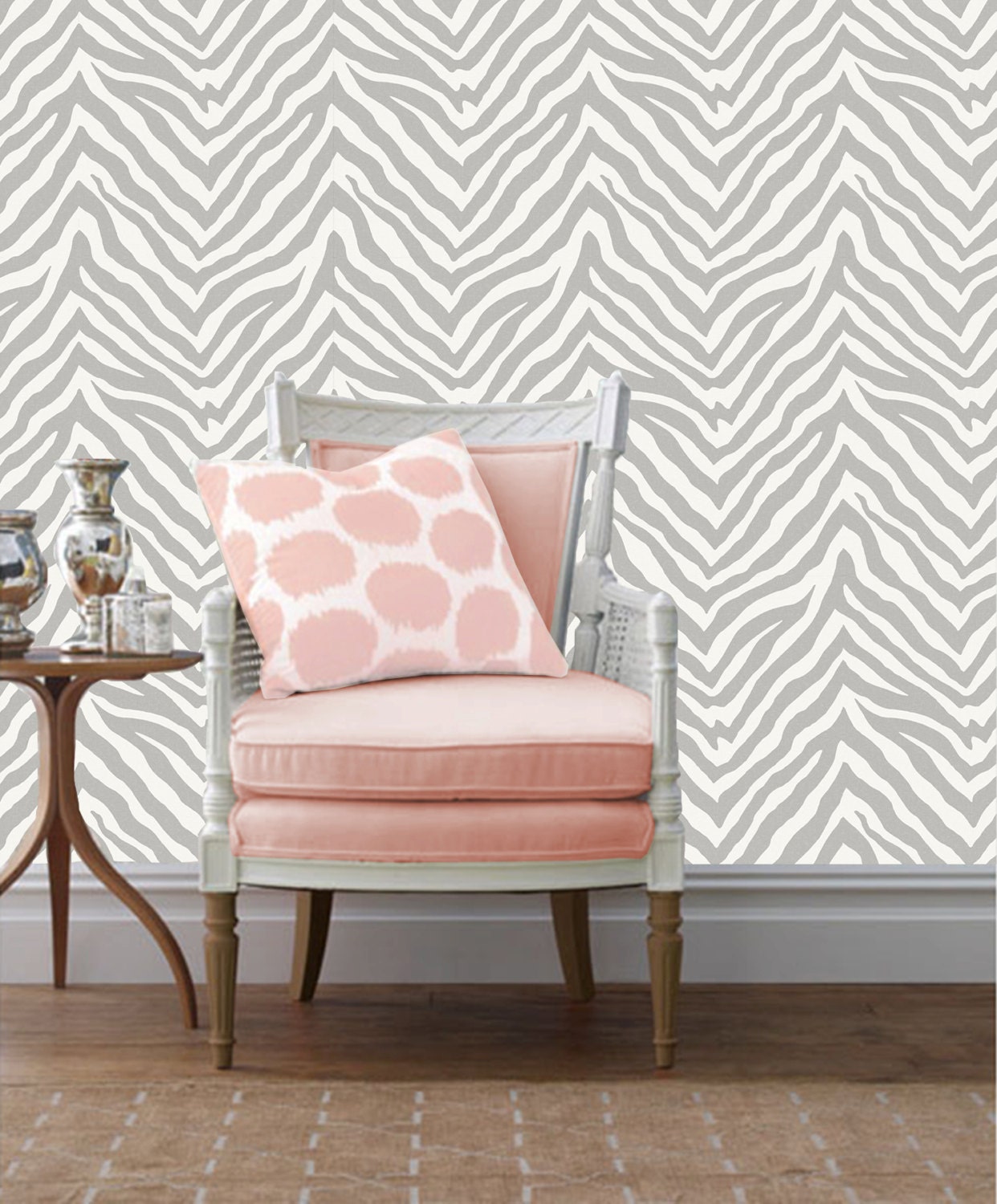 zebra wallpaper peel stick