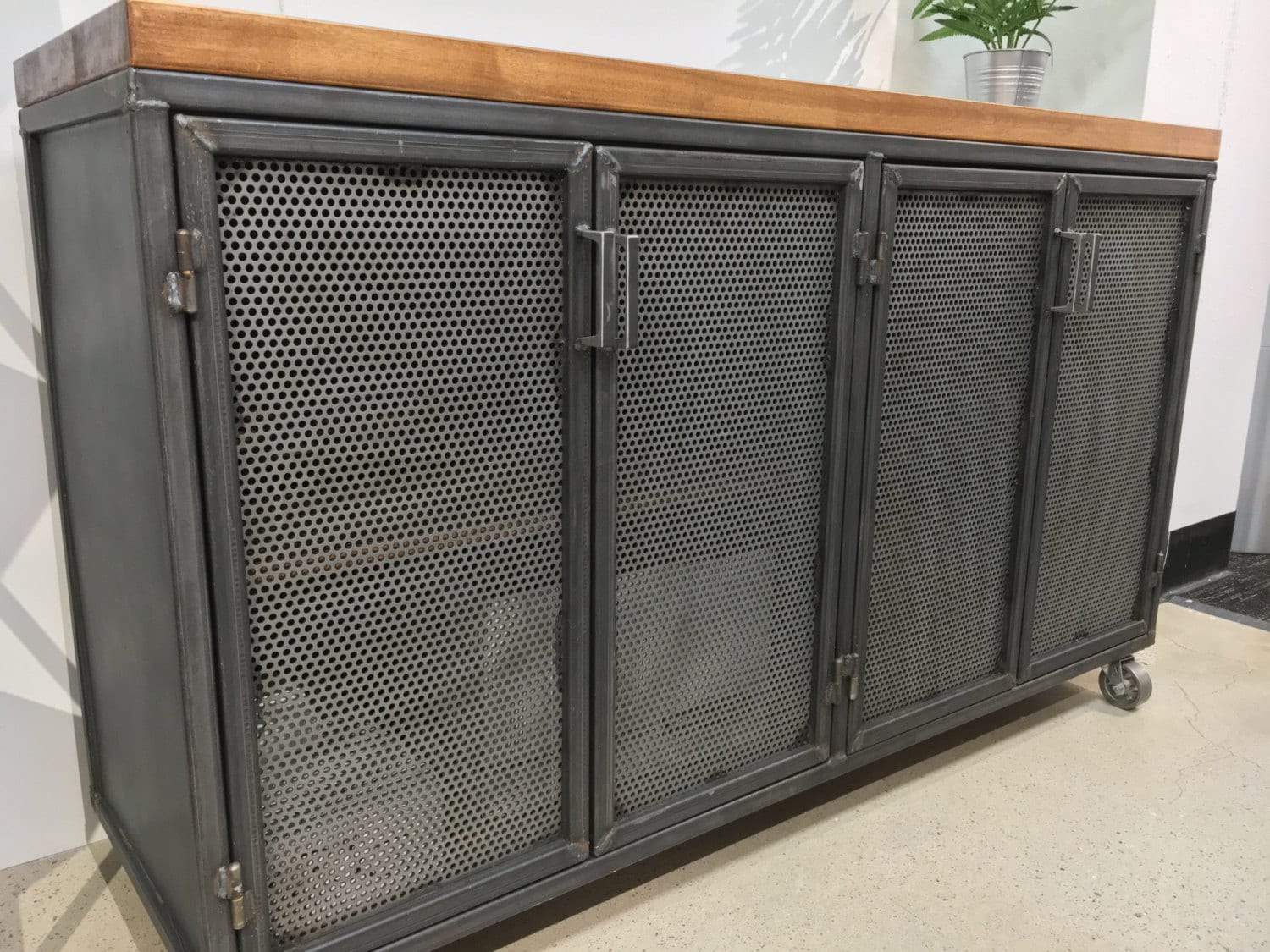 The Edwin Industrial Office Credenza/ Media console/ kitchen