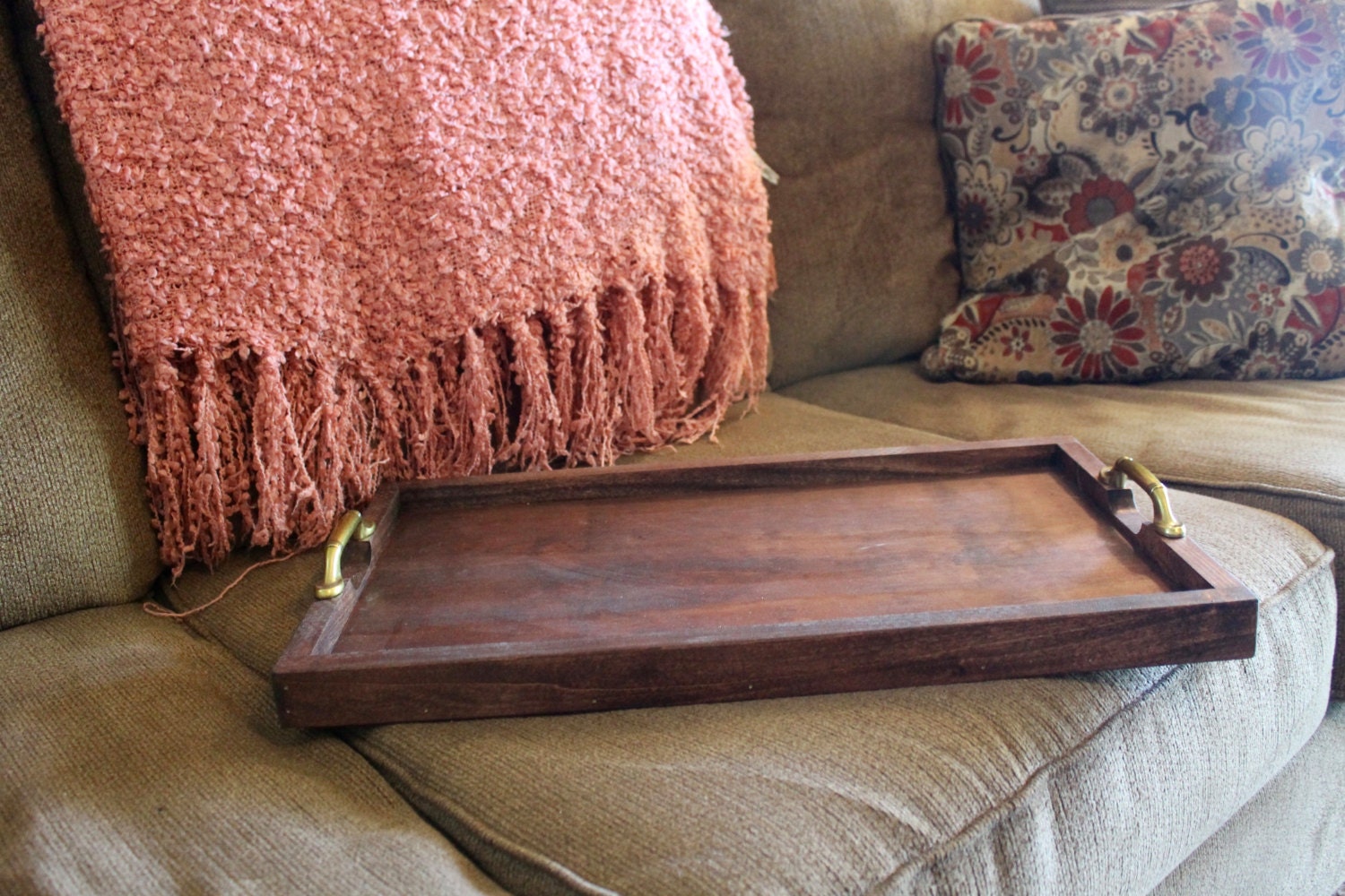 Serving tray or ottoman tray
