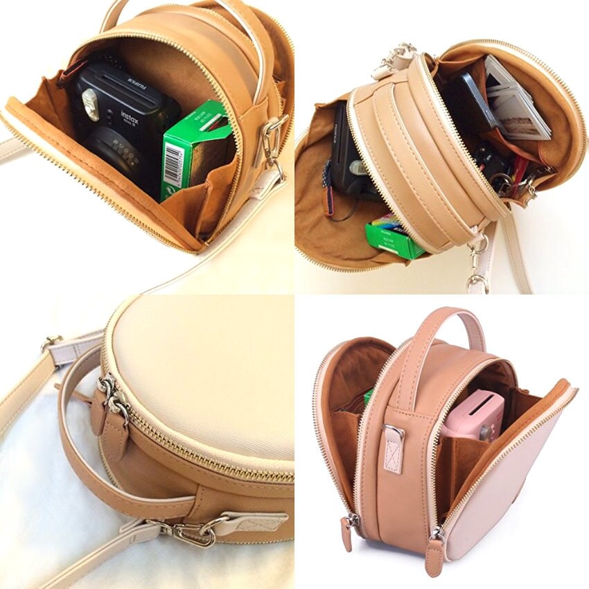 Fujifilm Instax Mini Camera Case Shoulder Bag Beige with