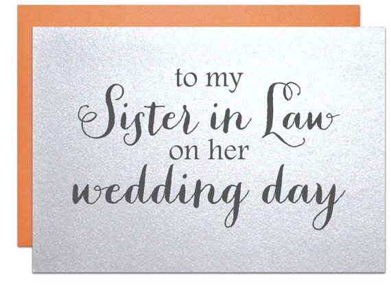  Wedding card to new sister in law for bridal shower cards 