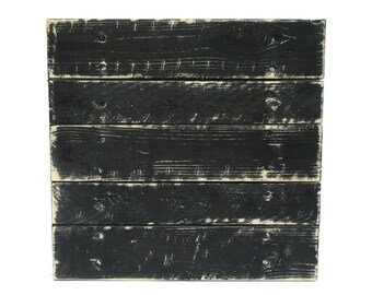 Distressed Black Wood Sign Blank / Jewelry Display / Rustic Photography Backdrop