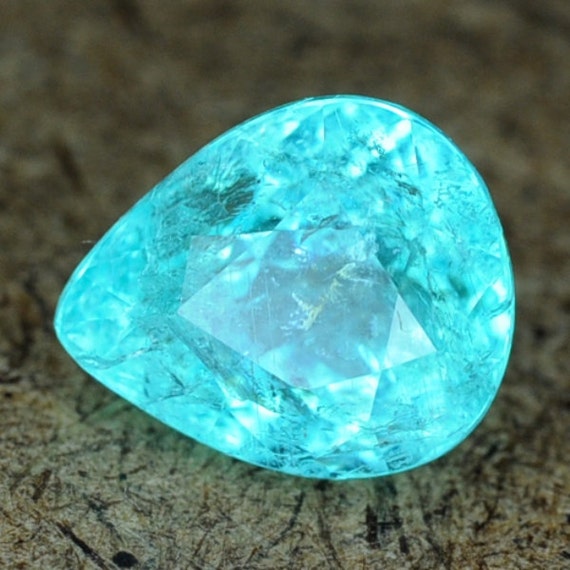 2.95ct Natural Neon Blue PARAIBA TOURMALINE.