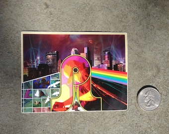 Pretty Lights ~ Dark Side of the Moon ~ A Color Map of the Sun ~ 2 (3x4) stickers