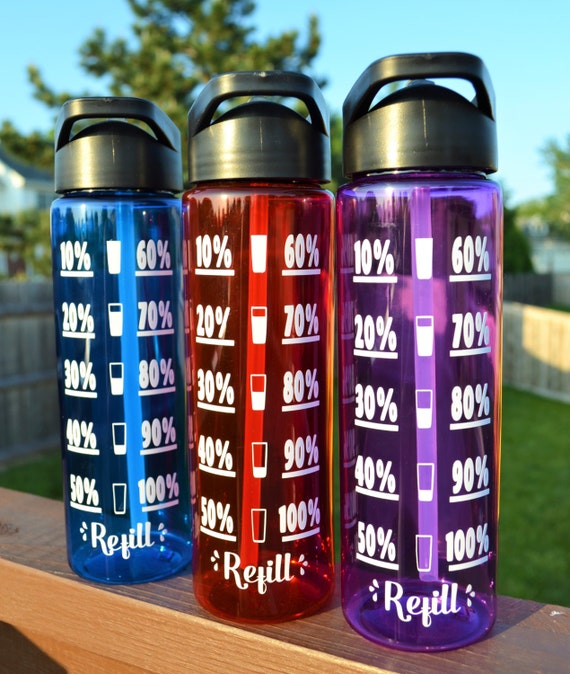 Motivational Water Bottle Water Intake By Stellakayedesigns 7769