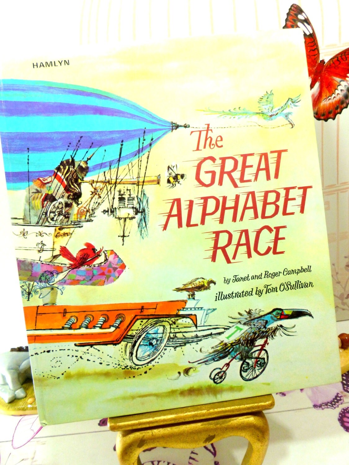 Vintage Childrens Book The Great Alphabet Race by KittysTales