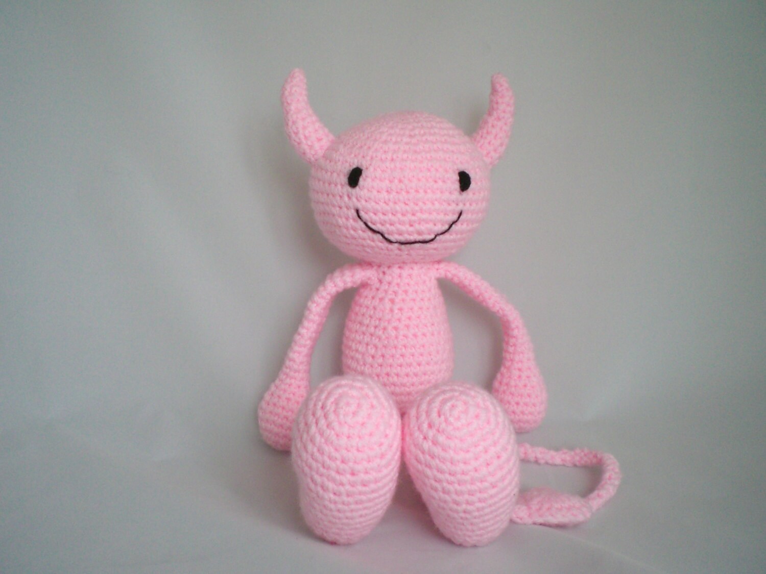 Crochet peluche diablo / demonio Amigurumi / juguetes de